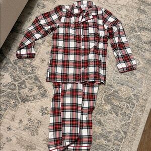 Cozy Plaid Kids Pajama Set